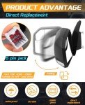 Ford F150 Left Side Mirror Replacement with Heat