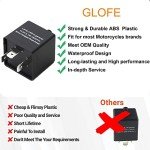 GLOFE 12V CF-13 LED Turn Signal Flasher Relay