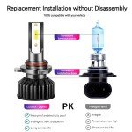 Chevy Silverado H/L Replacement Bulbs 6000K, Pack of 4