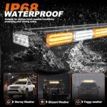 Emergency Strobe Light Bar for Trucks & Vehicles