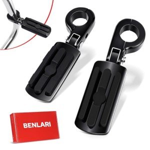 Benlari A3 Steel Motorcycle Foot Pegs for Harley