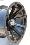 MSA Black Diesel 14" ATV Wheels & Mega Mayhem Tires