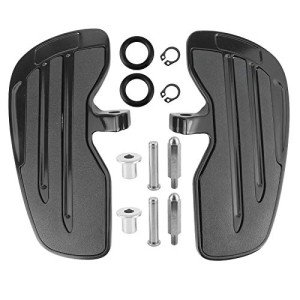 Black Aluminum Motorcycle Footpegs for Indian Models