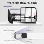 Adjustable Towing Mirrors for Chevy Silverado/GMC Sierra