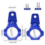 Blue UTV Whip Light & Flag Mounts (2 PCS)