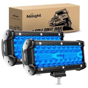 Nilight 6.5" LED Light Pods - 120W Combo
