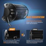Nilight 6.5" LED Light Pods - 120W Combo