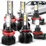 Honda Accord (2008-2015) LED Fog Light Bulbs 6-Pack