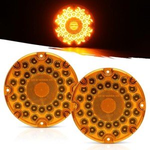7" Amber LED Tail Lights for Trucks & Trailers
