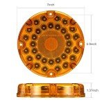 7" Amber LED Tail Lights for Trucks & Trailers