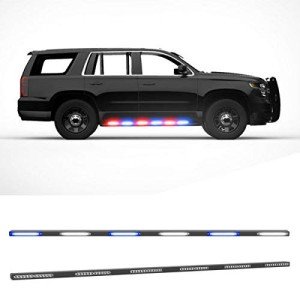 CeptorĀ® 60" LED Running Board Light Sticks - Blue/Clear