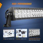 32-Inch Nilight LED Light Bar - 180W, 12600LM