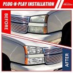 Chevy Silverado Headlight Assembly 2003-2006 Pair