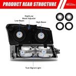 Chevy Silverado Headlight Assembly 2003-2006 Pair