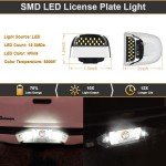 LED License Plate Lights for Chevy GMC Trucks, 2-Pack