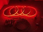 4PCS RGB LED Wheel Lights with Bluetooth Control