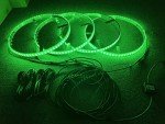 4PCS RGB LED Wheel Lights with Bluetooth Control