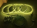 4PCS RGB LED Wheel Lights with Bluetooth Control