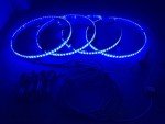 4PCS RGB LED Wheel Lights with Bluetooth Control