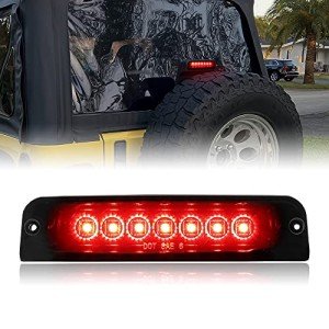 Smoked LED Third Brake Light for Jeep Wrangler