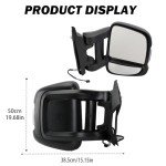 Right Side Power Mirror for 2019-2022 RAM Promaster