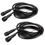 2 Pack 6.56 FT Extension Cord for Truck Lights