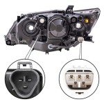 Brock Passenger Side HID Headlight Assembly for ES 350/300h