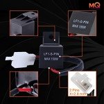 2 Pack 12V LED Flasher Relay for Motorcycles