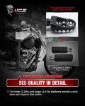 Adjustable Black Foot Pegs for 2018-2024 Motorcycles