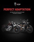 Adjustable Black Foot Pegs for 2018-2024 Motorcycles