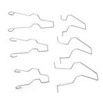 6-Piece Steel Headlight Bulb Retainer Clips