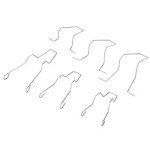 6-Piece Steel Headlight Bulb Retainer Clips