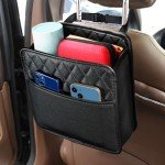 Akayivey Premium PU Leather Car Seat Back Organizer