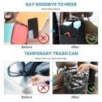 Akayivey Premium PU Leather Car Seat Back Organizer