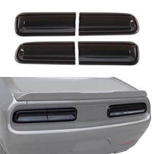 JeCar Smoked Tail Light Covers for Dodge Challenger