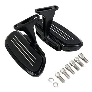 Black Motorcycle Footboards for Harley Touring Models