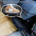 Black Motorcycle Footboards for Harley Touring Models