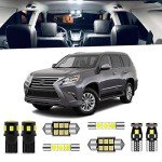 18-Piece LED Interior Light Kit for Lexus GX460