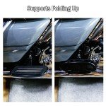 Black Motorcycle Footboards for Harley Touring Models