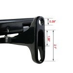 Black Motorcycle Footboards for Harley Touring Models