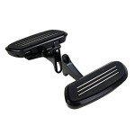 Black Motorcycle Footboards for Harley Touring Models