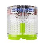 Solar Strobe Warning Light with Magnetic Base