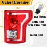 Boine Left Tail Light for 2015-2017 Ford F-150