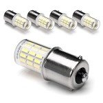 BA15S LED Bulbs 6000K Daylight White - 5 Pack