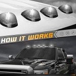 HERCOO LED Cab Marker Lights for Ford Super Duty