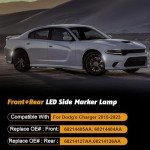 Mynoway LED Side Marker Lights for Dodge Charger
