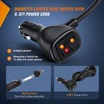 Nilight 12 Inch Magnetic Strobe Lights for Vehicles