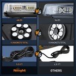 Nilight 12 Inch Magnetic Strobe Lights for Vehicles