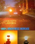 Super Bright Amber Yellow LED Turn Signal Bulbs