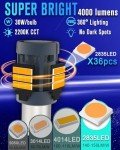 Super Bright Amber Yellow LED Turn Signal Bulbs